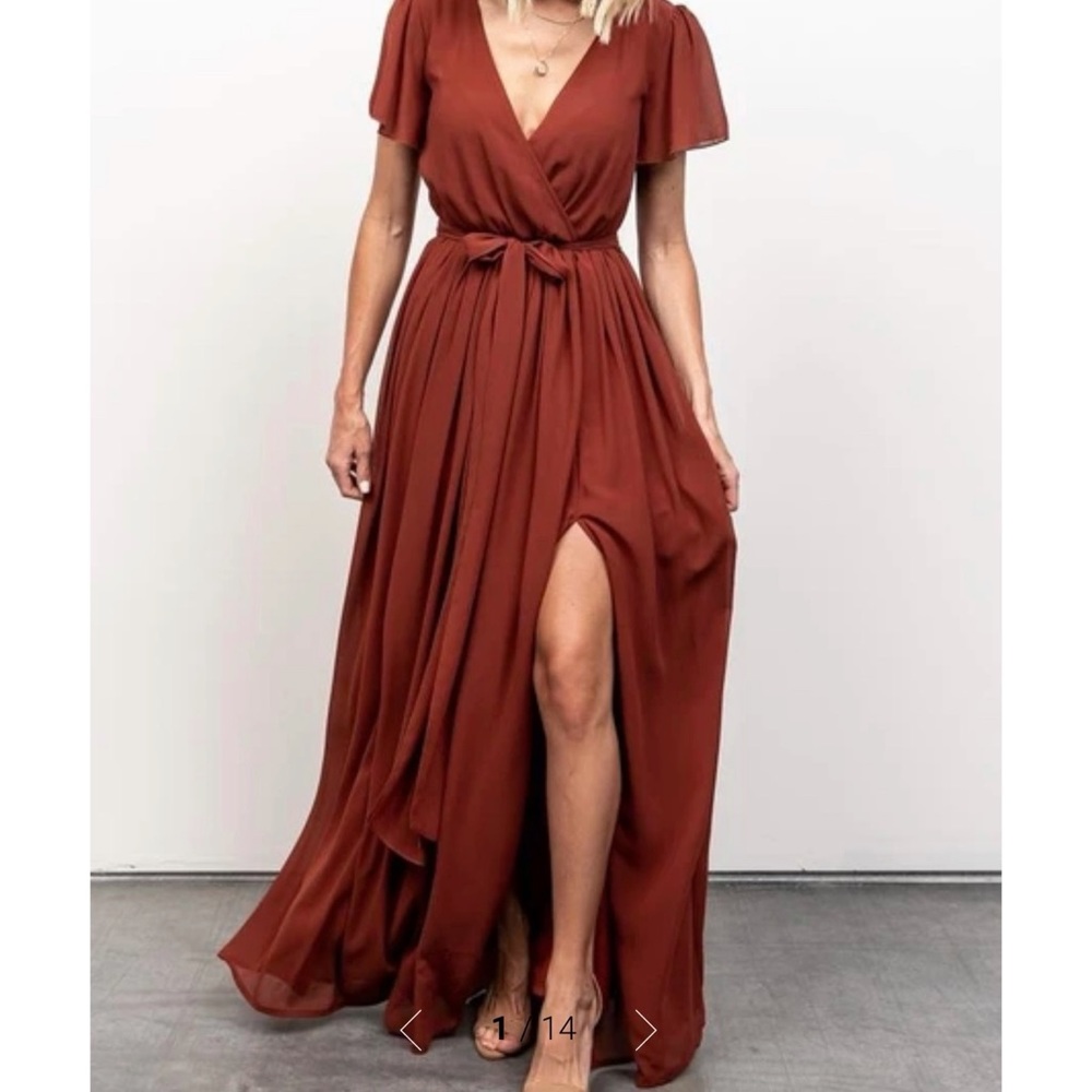 Shifon maxi dress